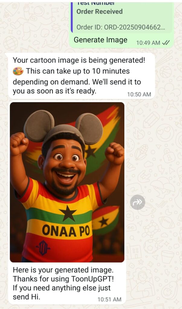 Whatsapp AI Image Generator